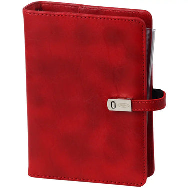 1111-16 Personal 6 Ring Binder Red